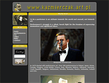 Tablet Screenshot of kazmierczak.art.pl